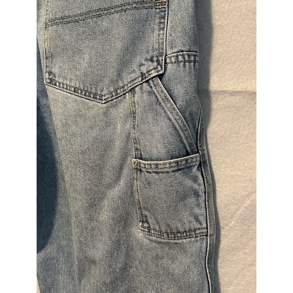 Godbody Grunge Jeans Mens Baggy Size 38x30 Y2k Utility Carpenter Baggies - Picture 6 of 16
